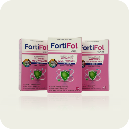 FortiFol × 3 — 3-Month Glow Pack